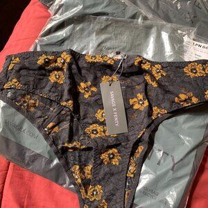 Feline Floral Cheeky Panty